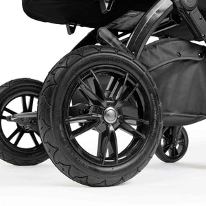 Ickle Bubba Stomp Luxe Elements Edition 16 Piece Travel System with Nimbus i-Size Car Seat & Radial i-Size Plus Spin Car Seat – Raven Black