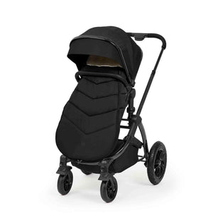 Ickle Bubba Stomp Luxe Elements Edition 16 Piece Travel System with Nimbus i-Size Car Seat & Radial i-Size Plus Spin Car Seat – Raven Black