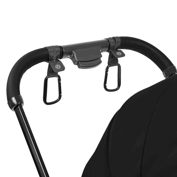 Ickle Bubba Stomp Luxe Elements Edition 16 Piece Travel System with Nimbus i-Size Car Seat & Radial i-Size Plus Spin Car Seat – Raven Black