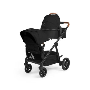 Ickle Bubba Virgo 2 in 1 Single to Double Pushchair - Black