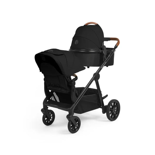 Ickle Bubba Virgo 2 in 1 Single to Double Pushchair - Black
