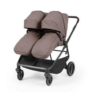 Ickle Bubba Altair Growing Families Double Stroller With Carrycot - Mink