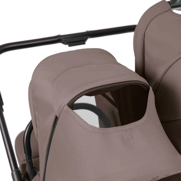Ickle Bubba Altair Growing Families Double Stroller With Carrycot - Mink