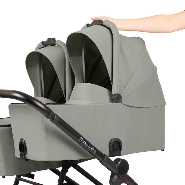 Ickle Bubba Altair Double Travel System Bundle – Laurel Green