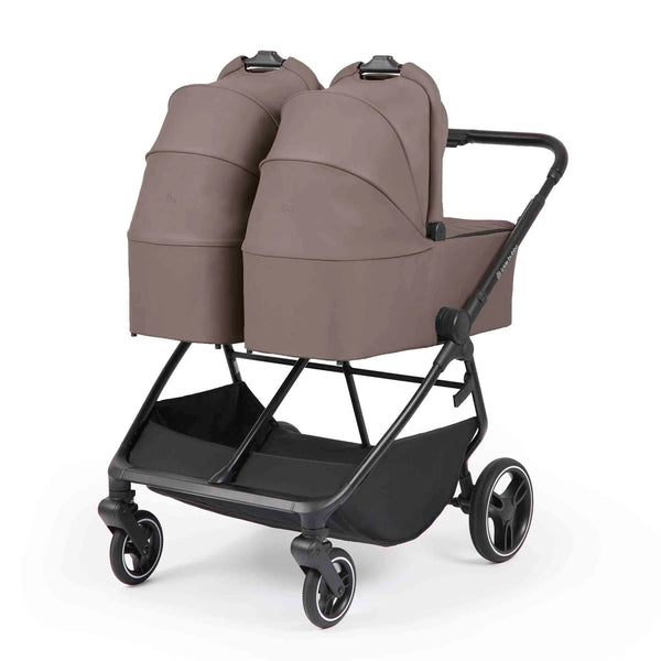 Ickle Bubba Altair Twin Pram with 2 Carrycots – Mink