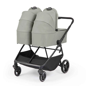 Ickle Bubba Altair Twin Pram with 2 Carrycots – Laurel Green
