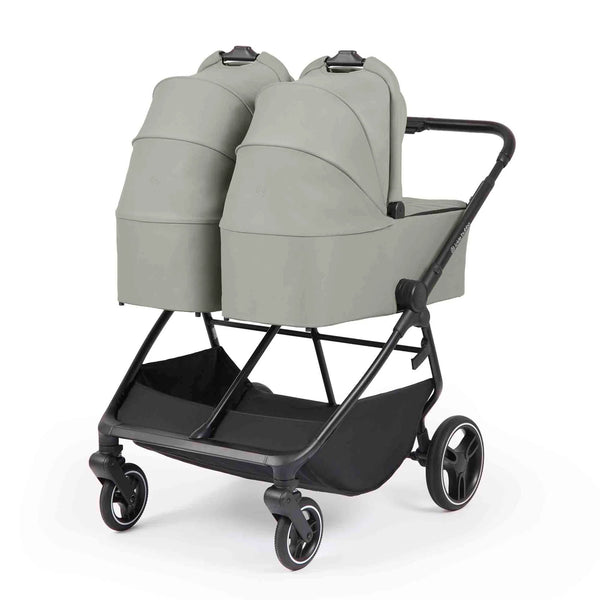Ickle Bubba Altair Twin Pram with 2 Carrycots – Laurel Green