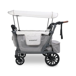 WonderFold L2 Double Stroller Wagon Grey - 2 Seater