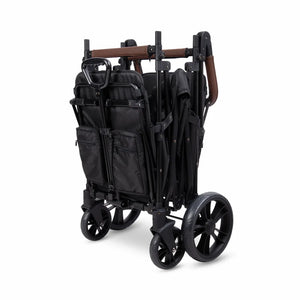 WonderFold X2R Push & Pull Double Stroller Wagon – Stealth Black – 2 Seater