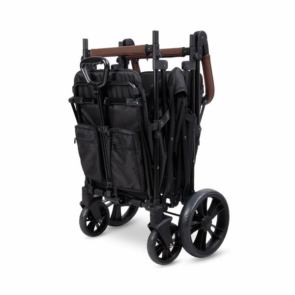WonderFold X2R Push & Pull Double Stroller Wagon – Stealth Black – 2 Seater