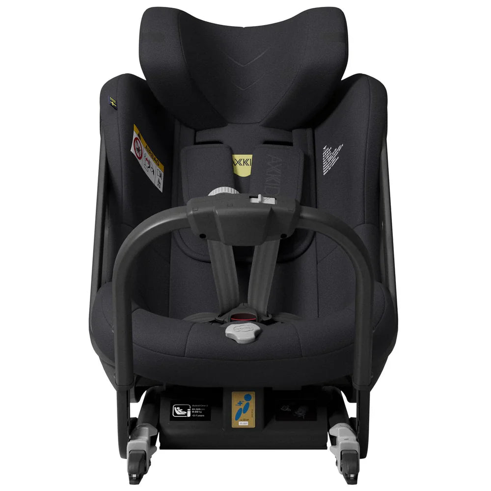 AxKid One 3 Extended Rear Facing Car Seat - Costal Storm Black