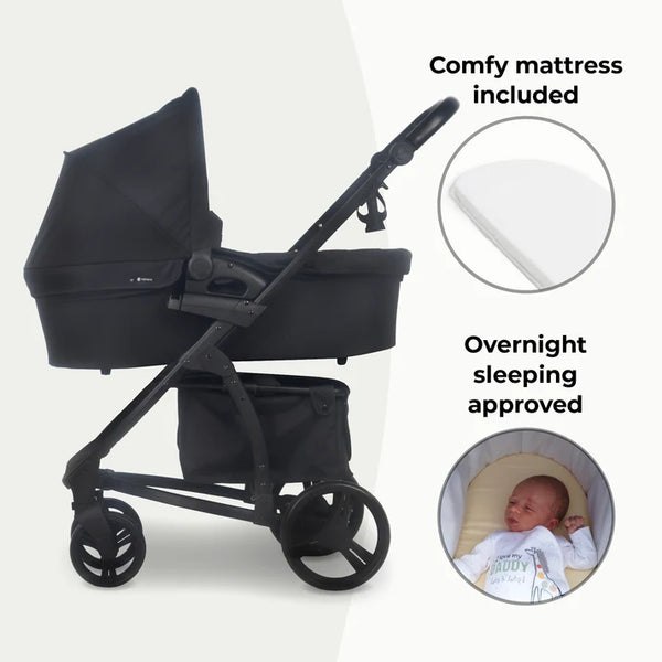 My Babiie MB200i Travel System With Isofix Base - Black