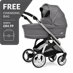 Bebecar Mini Pop 2 in 1 Travel System - Peppercorn