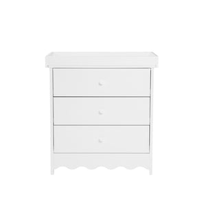 Bebe & Beyond Dancer 3 Piece Nursery Furniture Set - White