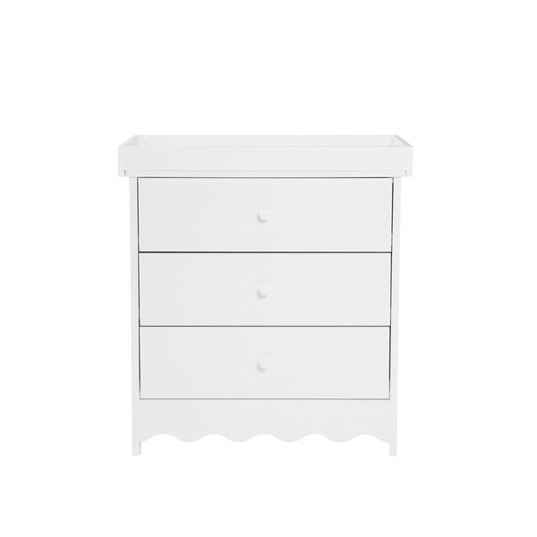 Bebe & Beyond Dancer 3 Piece Nursery Furniture Set - White