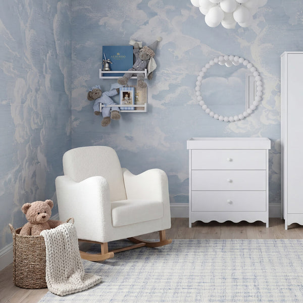 Bebe & Beyond Dancer 3 Piece Nursery Furniture Set - White