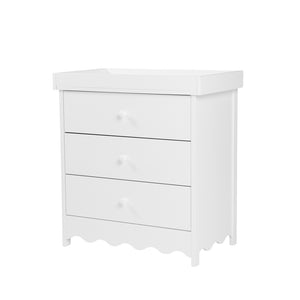 Bebe & Beyond Dancer 3 Piece Nursery Furniture Set - White