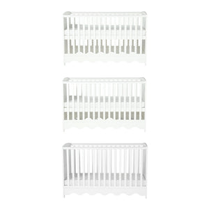 Bebe & Beyond Dancer 3 Piece Nursery Furniture Set - White