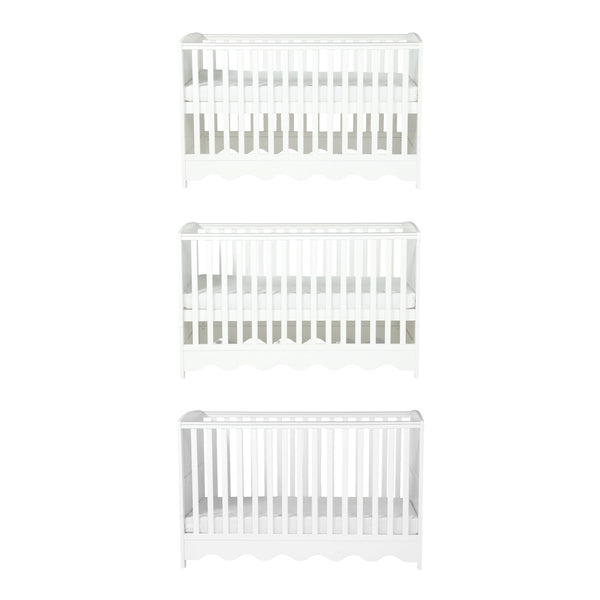 Bebe & Beyond Dancer 3 Piece Nursery Furniture Set - White