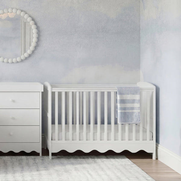 Bebe & Beyond Dancer 3 Piece Nursery Furniture Set - White