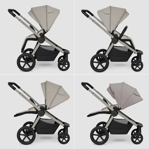 My Babiie MB450 ARC 3-in-1 Travel System + ISOFIX Base – Champagne Taupe