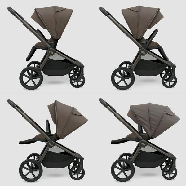 My Babiie MB450 ARC 3-in-1 Travel System + Spin ISOFIX Base – Mocha Atelier