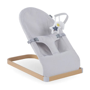 My Babiie Baby Bouncer with Toy Bar - Grey