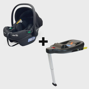 My Babiie MB450 ARC 3-in-1 Travel System + ISOFIX Base – Onyx Black