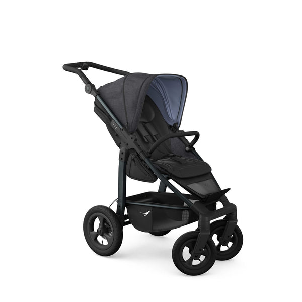 TFK Mono4 Premium Black Essential Bundle | Footmuff, Raincover & Car Seat Adaptors