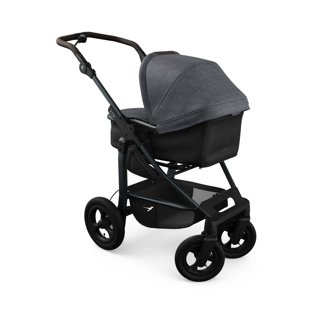 TFK Mono4 Premium Black Ultimate Bundle with Footmuff, Changing Bag, Rocker & Accessories.