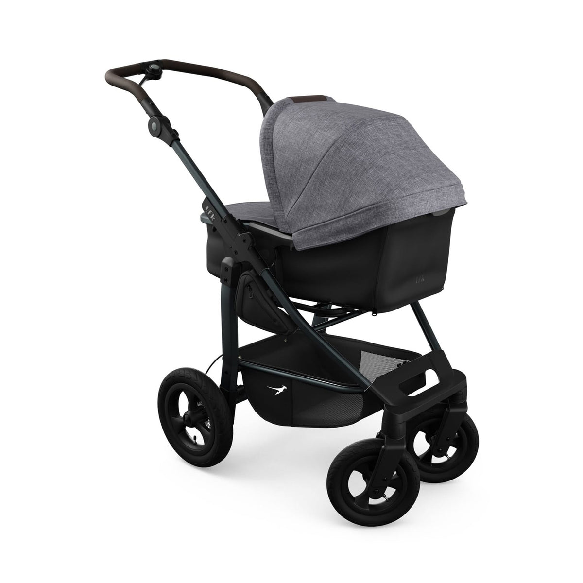 TFK Mono4 Premium Black Ultimate Bundle with Footmuff, Changing Bag, Rocker & Accessories.