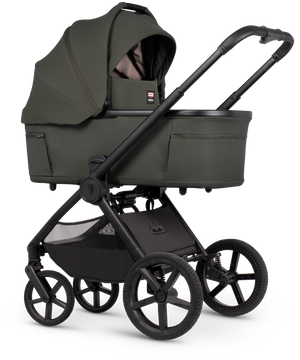 Venicci x Hunter Upline 3 Dark Olive 4-in-1 Plus Travel System with ISOFIX Base & Home Stand