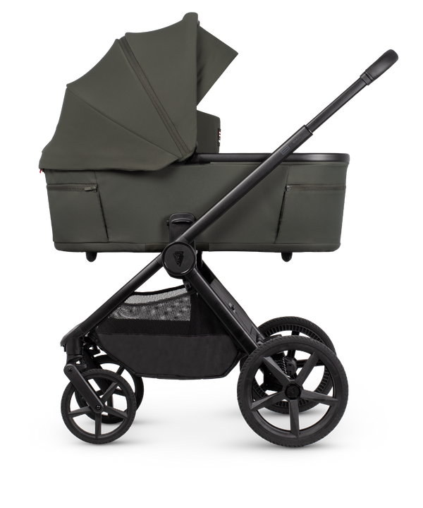 Venicci x Hunter Upline 3 Dark Olive 4-in-1 Plus Travel System with ISOFIX Base & Home Stand