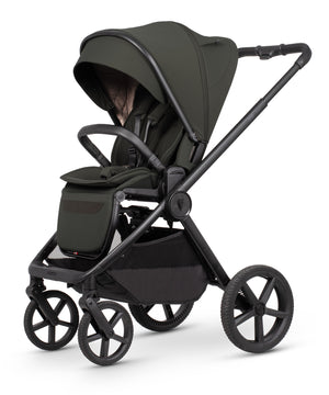 Venicci x Hunter Upline 3 Dark Olive 4-in-1 Plus Travel System with ISOFIX Base & Home Stand