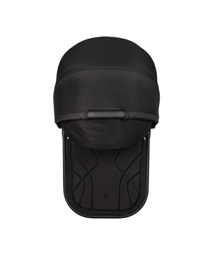 Venicci upline 3 onyx 2 in 1 pushchair black infant car seat with sleek modern design and padded fabric upholstery