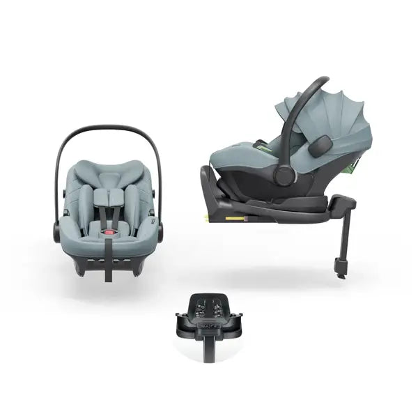Avionaut Pixel 3 Infant Carrier & Orbit Isofix Bundle– Blue (40–86cm | 0–13kg)