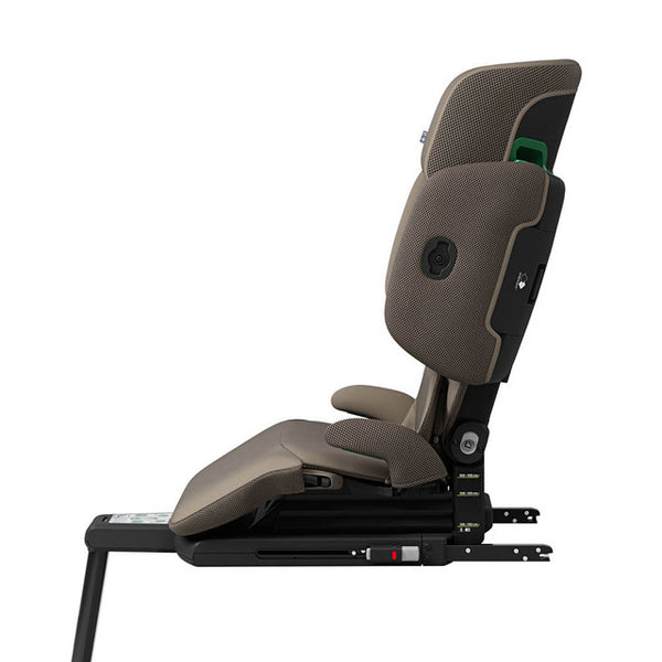 Axkid Up Driftwood Beige Bundle With Footrest – High Back Booster Seat (4–12 Years, 100–150 cm)