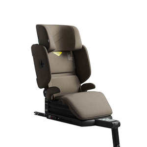 Axkid Up Driftwood Beige Bundle With Footrest – High Back Booster Seat (4–12 Years, 100–150 cm)