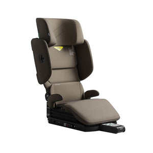 Axkid Up Driftwood Beige Bundle With Footrest – High Back Booster Seat (4–12 Years, 100–150 cm)