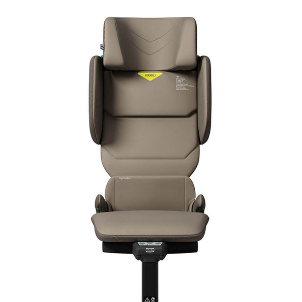 Axkid Up Driftwood Beige Bundle With Footrest – High Back Booster Seat (4–12 Years, 100–150 cm)