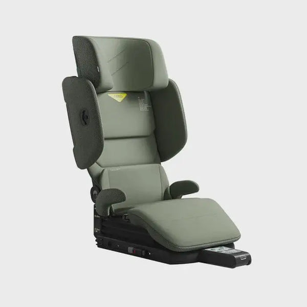 Axkid Up Nordic Bloom Green – High Back Booster Seat (4–12 Years, 100–150 cm) AxKid