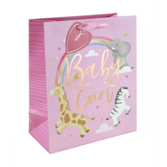 Baby Girl Animals Gift Bag - Large