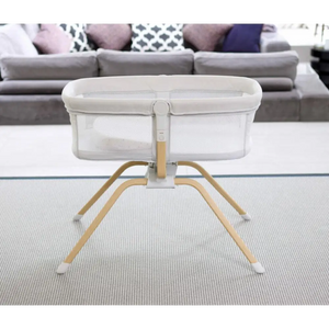 BabyMore Air Motion Gliding Crib - Light Grey  Babymore   