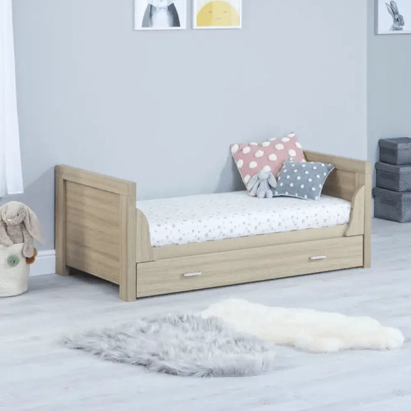 Babymore Luno Oak Cot Bed Babymore
