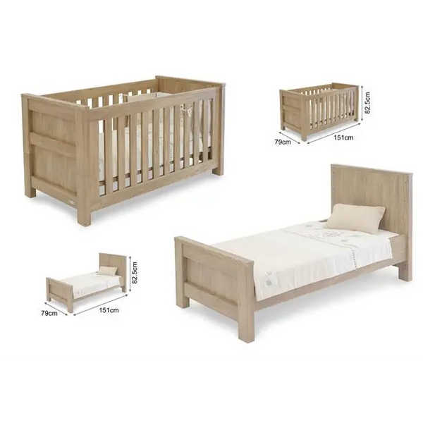 BabyStyle Bordeaux Oak 2 Piece Nursery Furniture Room Set  BabyStyle   