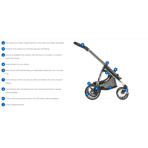 Bebecar Ip-Op Rose Blush 2 in 1 Travel System Bebecar