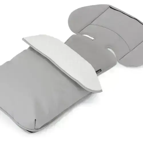 Bebecar Bebecar Silver Grey Fleece Footmuff