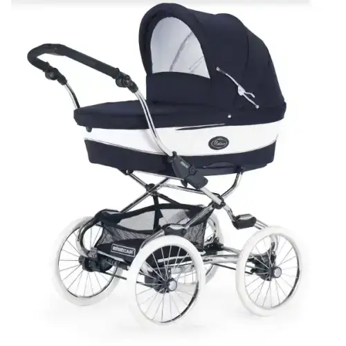 Bebecar Add Free Matching Changing Bag (This Month Only) Bebecar Stylo Class Oxford Blue Pram and Pushchair