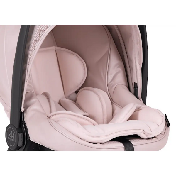 Bebecar Stylo Woven Pink 3 in 1 Travel System - New 2025 Prive Range Bebecar