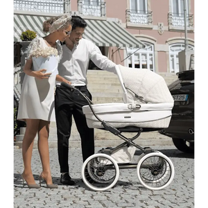 Bebecar Stylo Woven White 3 in 1 Travel System - New 2025 Prive Range Bebecar